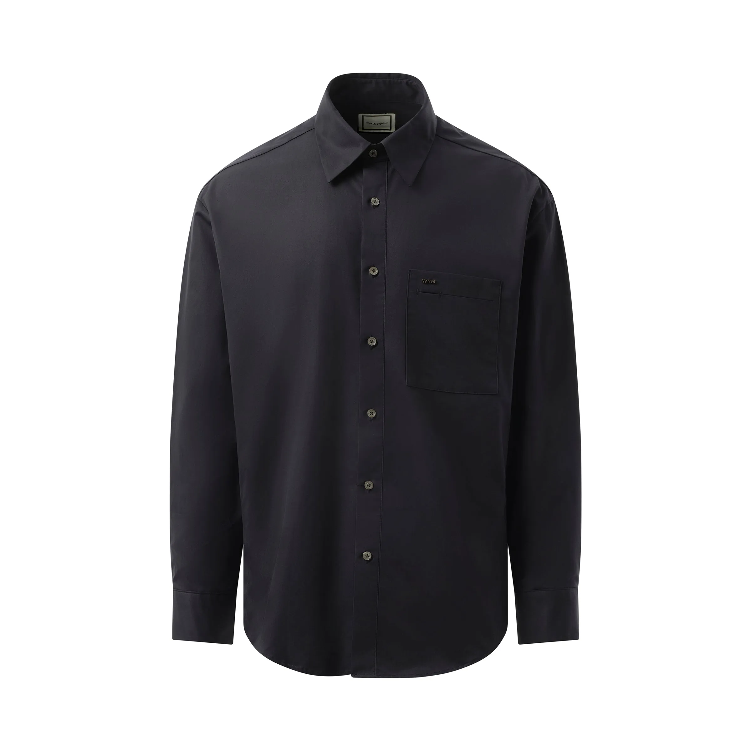 Logo Poplin Shirt in Navy sold by MARAIS product image thumbnail 2