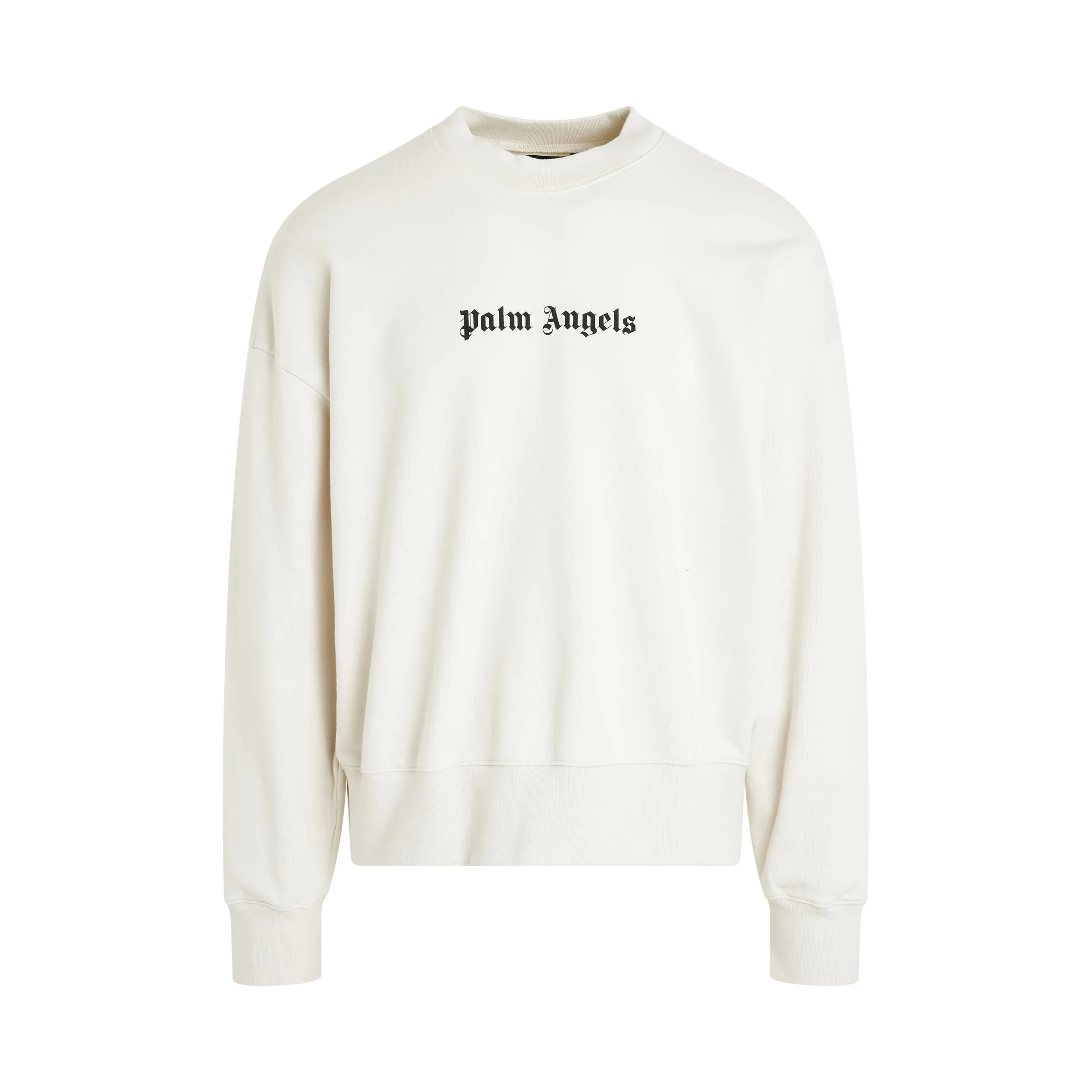 Logo Crewneck Sweater in Off White sold by MARAIS