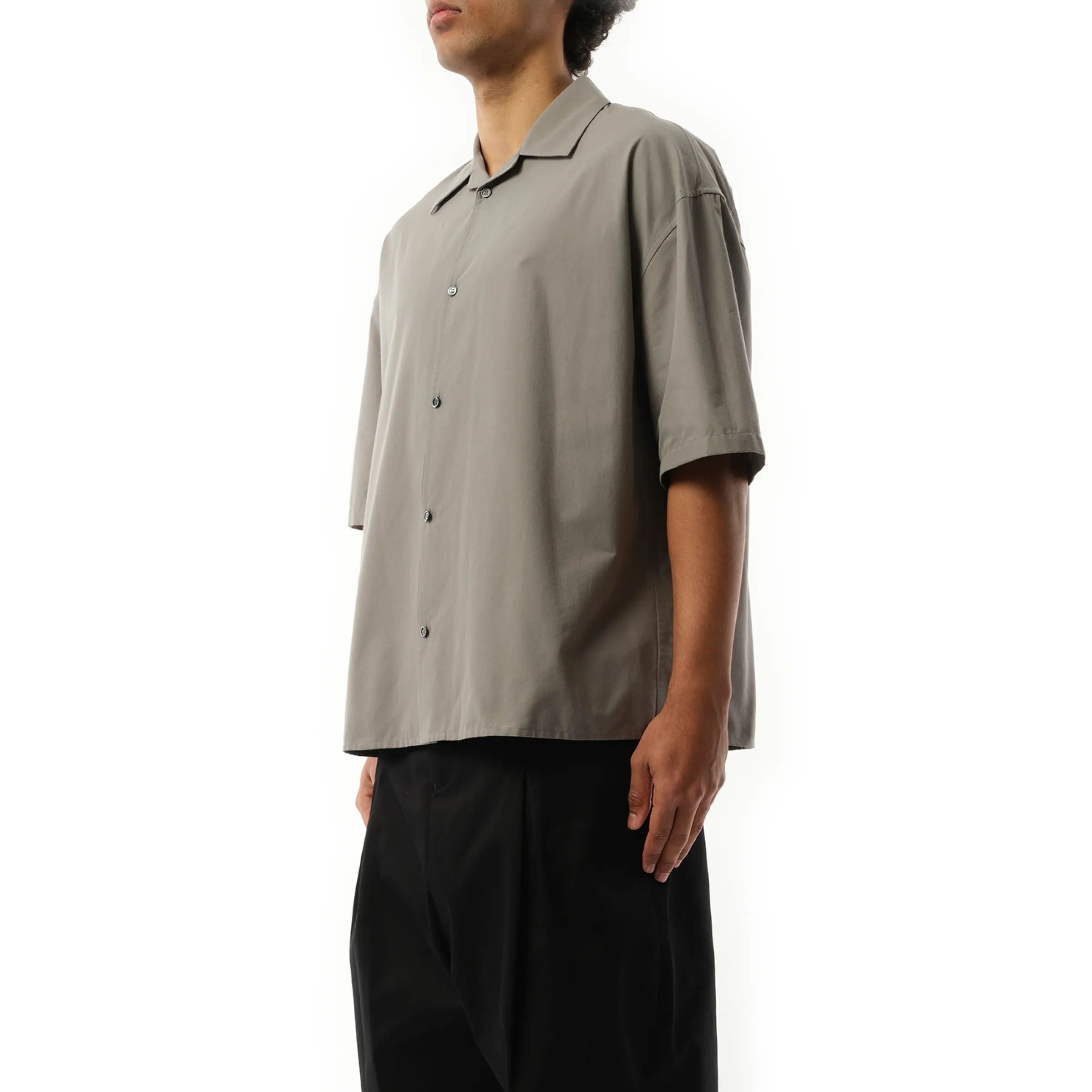 Anagram Short Sleeve Shirt in Grey sold by MARAIS product image thumbnail 5