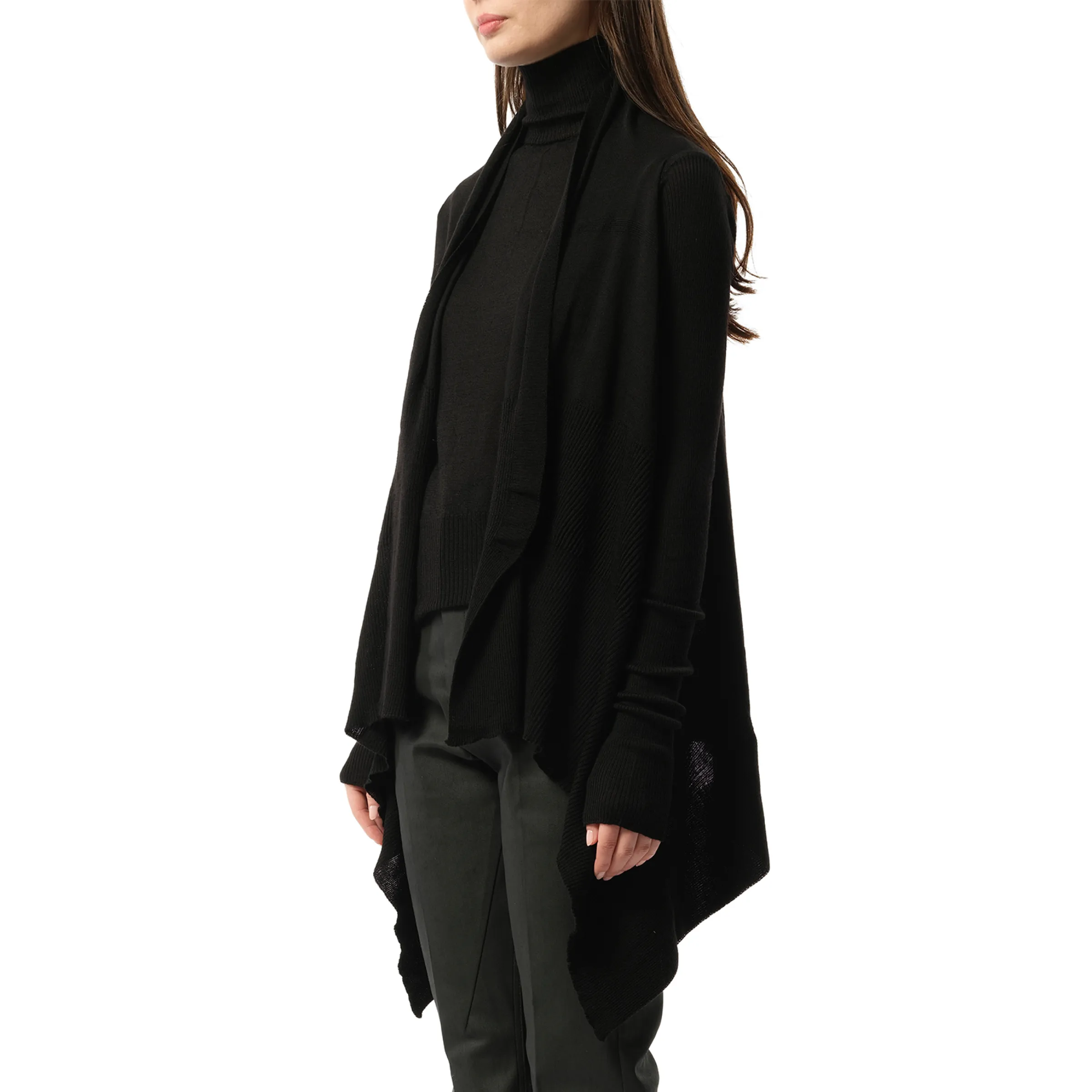Medium Wrap Cardigan in Black sold by MARAIS product image thumbnail 5