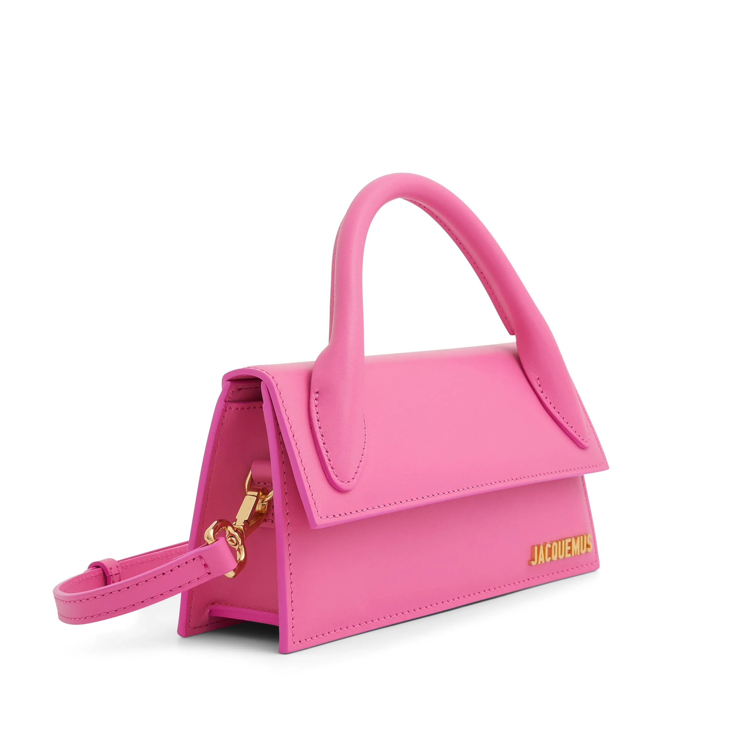 Le Chiquito Long Leather Bag in Pink sold by MARAIS product image thumbnail 2