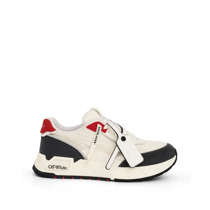 Kick off Sneaker in White/Red sold by MARAIS