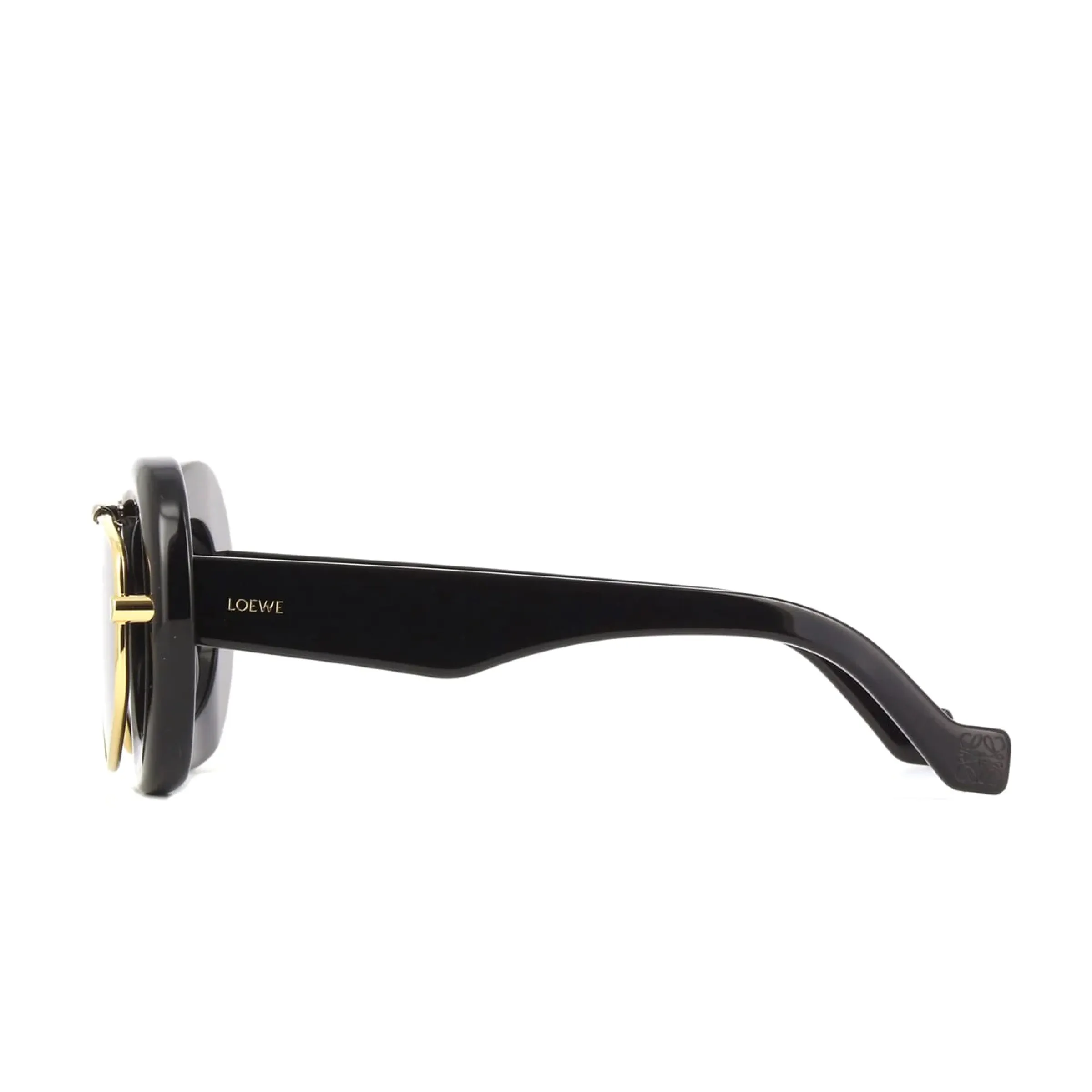 Loewe LW40120I 5901A Acetate Sunglasses in Black sold by MARAIS product image thumbnail 3