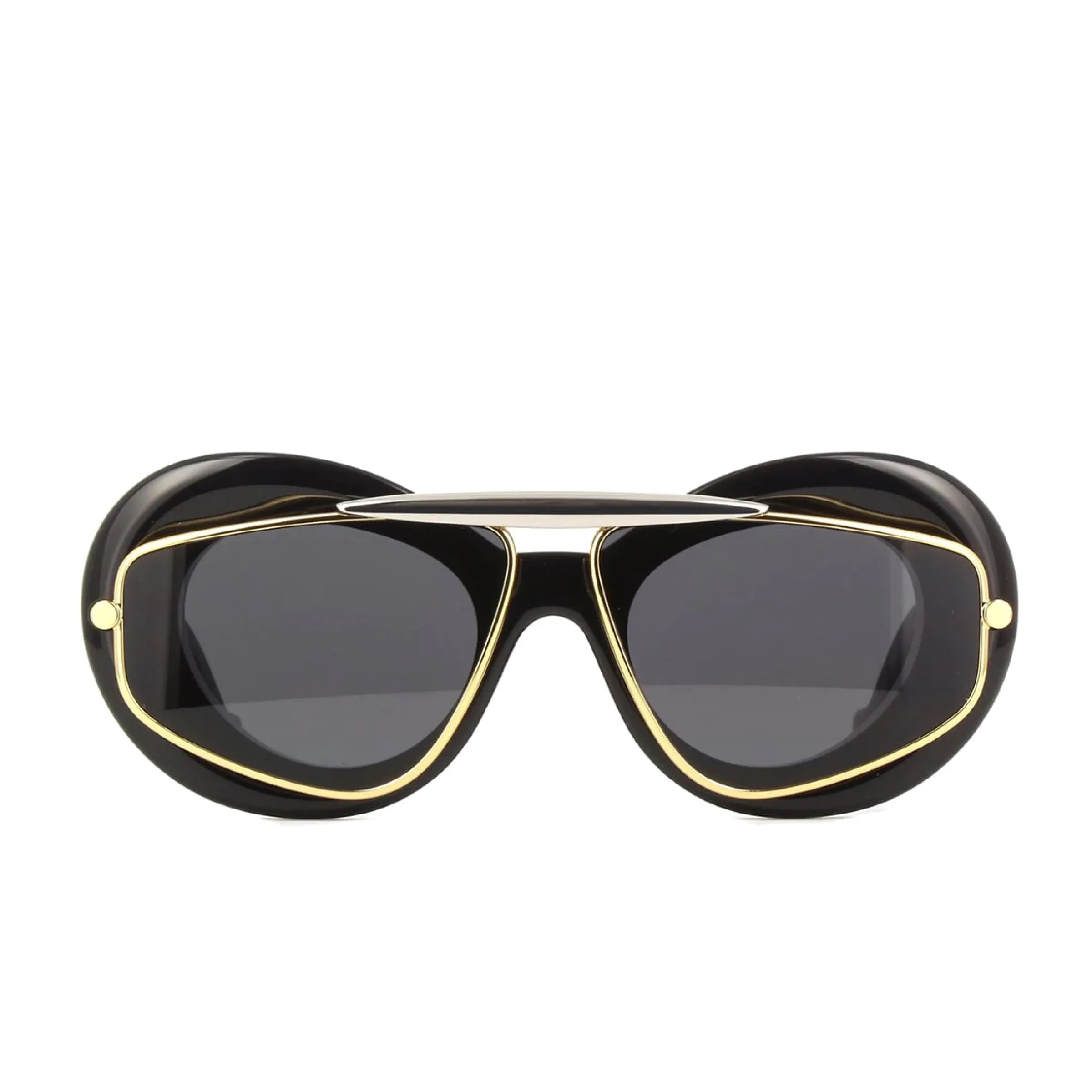 Loewe LW40120I 5901A Acetate Sunglasses in Black sold by MARAIS