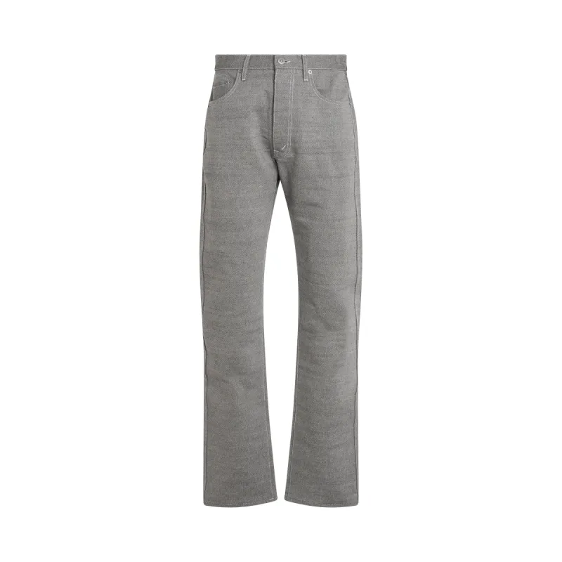 Regular and Straight Pants in Caviar sold by MARAIS