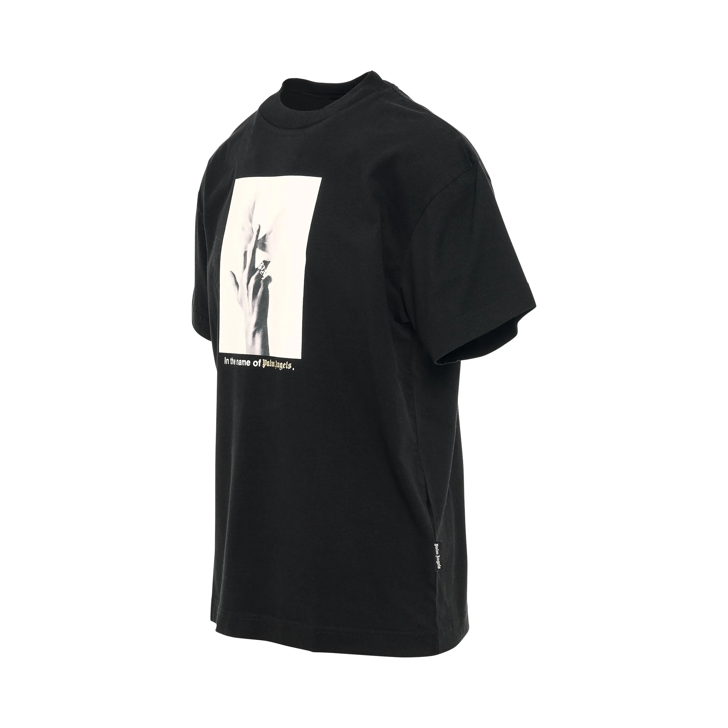 Wings Graphic Cotton T-Shirt in Black sold by MARAIS product image thumbnail 2