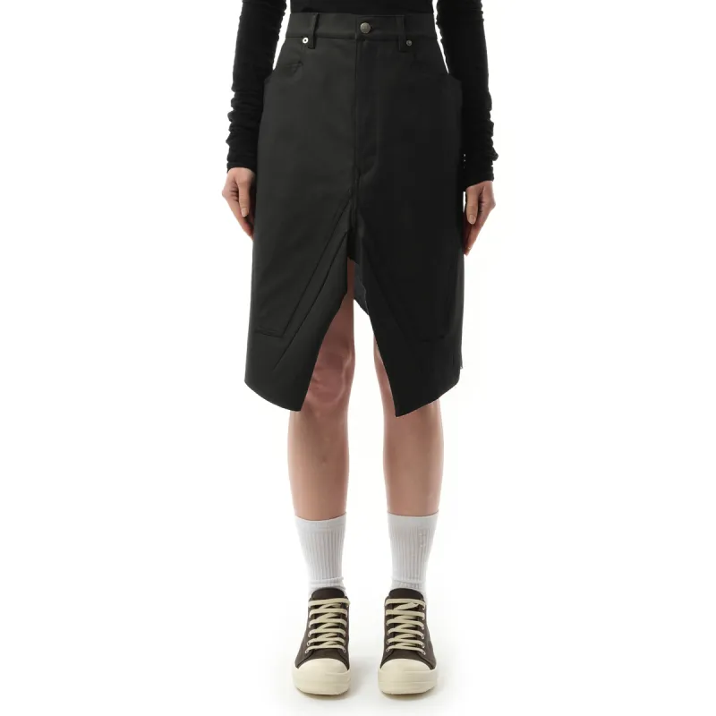 Slivered Skirt in Black sold by MARAIS