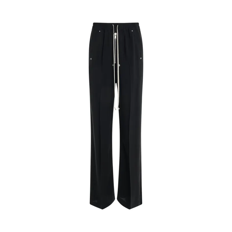 Drawstring Geth Bela Pants in Black sold by MARAIS