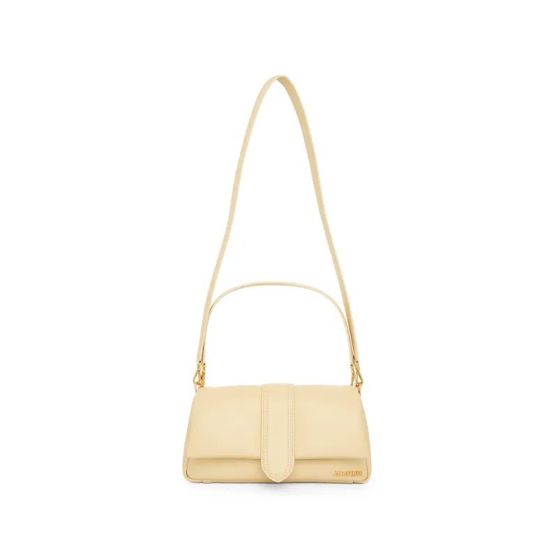 Le Bambimou Leather Bag in Ivory sold by MARAIS
