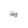 G Chain Silver Open Ring in Silver sold by MARAIS