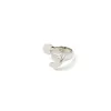 G Chain Silver Open Ring in Silver sold by MARAIS
