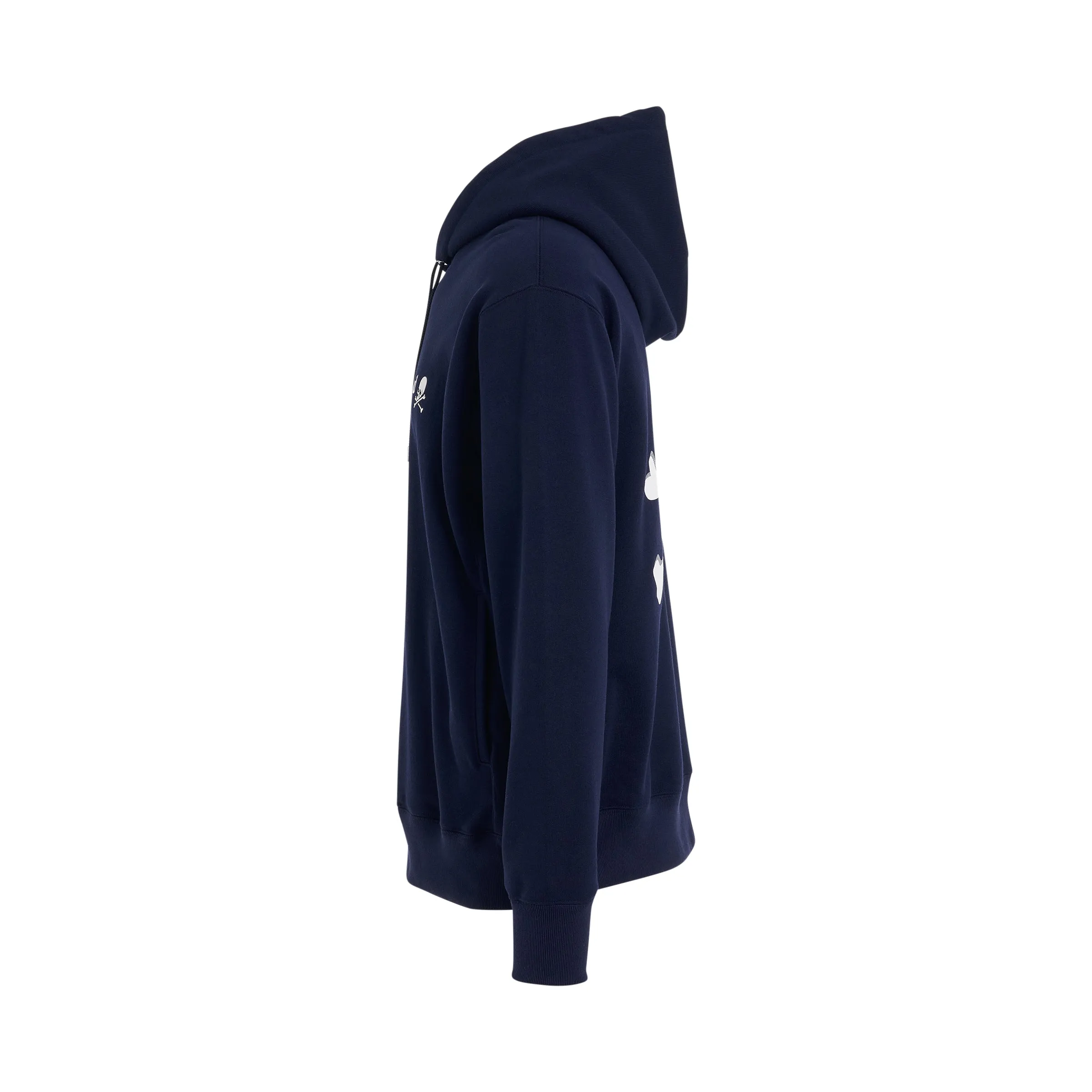 Classic Logo and Skull Hoodie in Navy sold by MARAIS product image thumbnail 3
