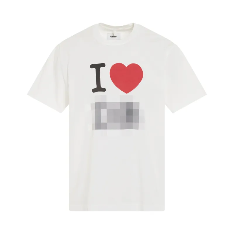 Mosaic Print T-Shirt in White sold by MARAIS