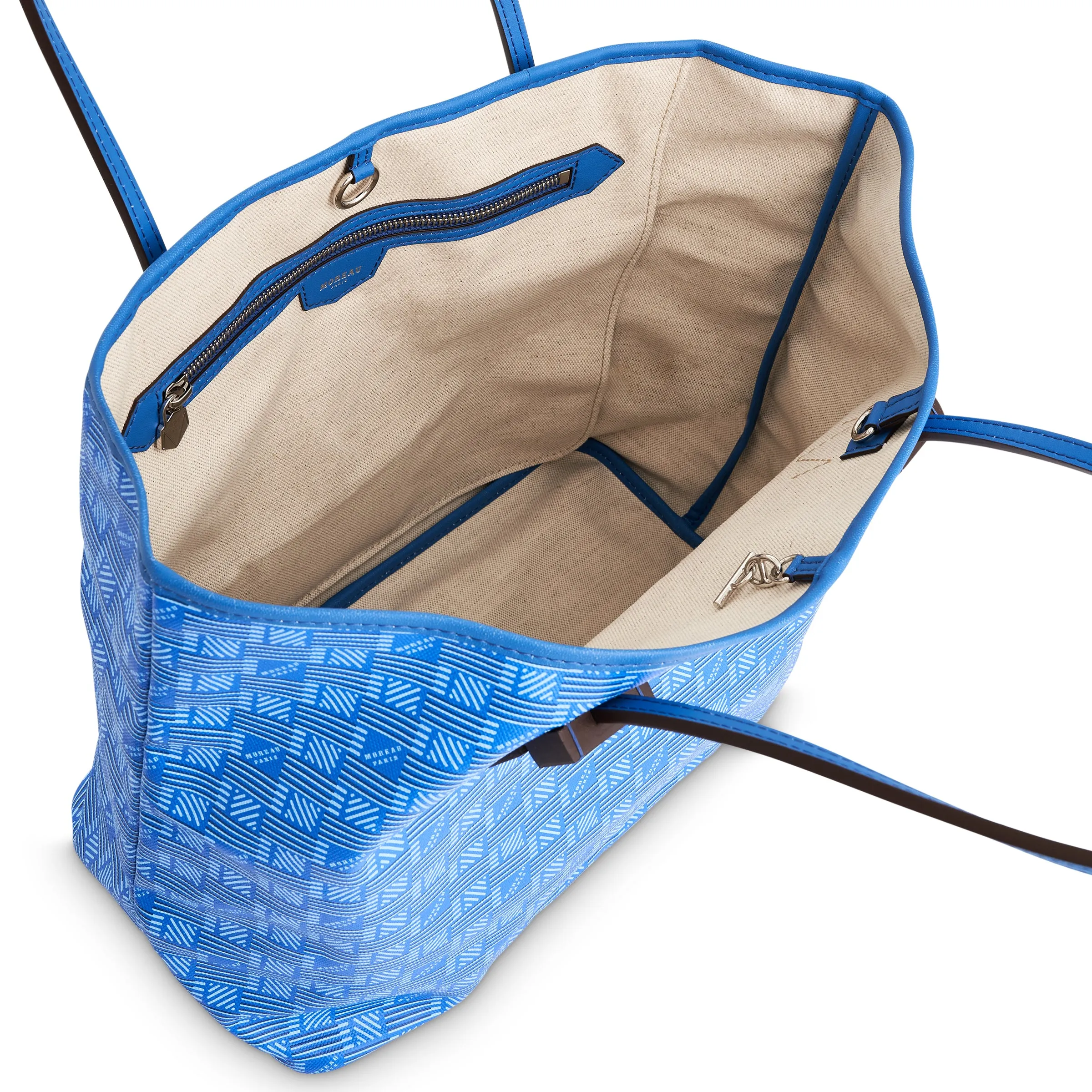 Saint Tropez Tote Bag MM in Blue sold by MARAIS product image thumbnail 4