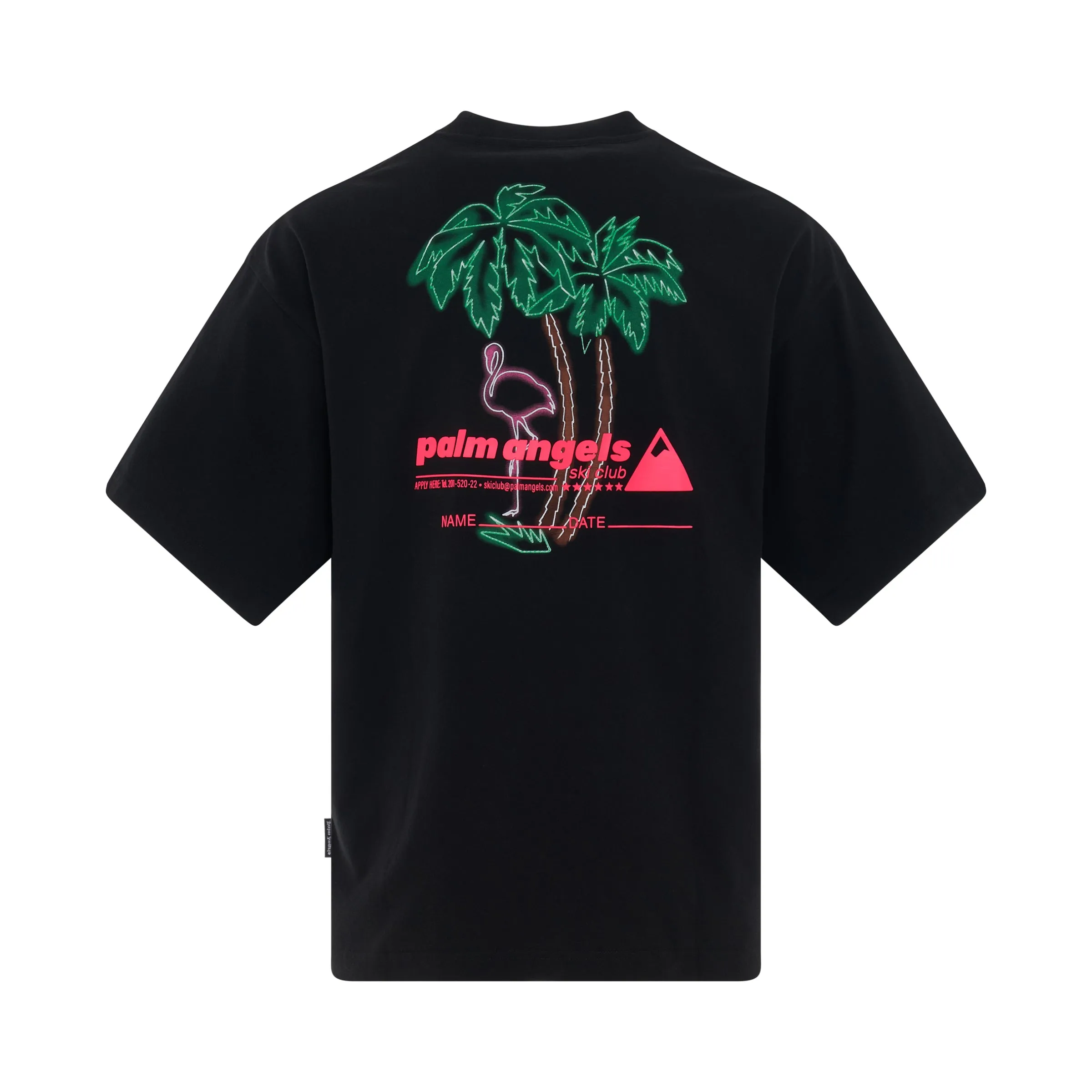 PA Ski Club Classic T-Shirt in Black/Multicolour sold by MARAIS product image thumbnail 4