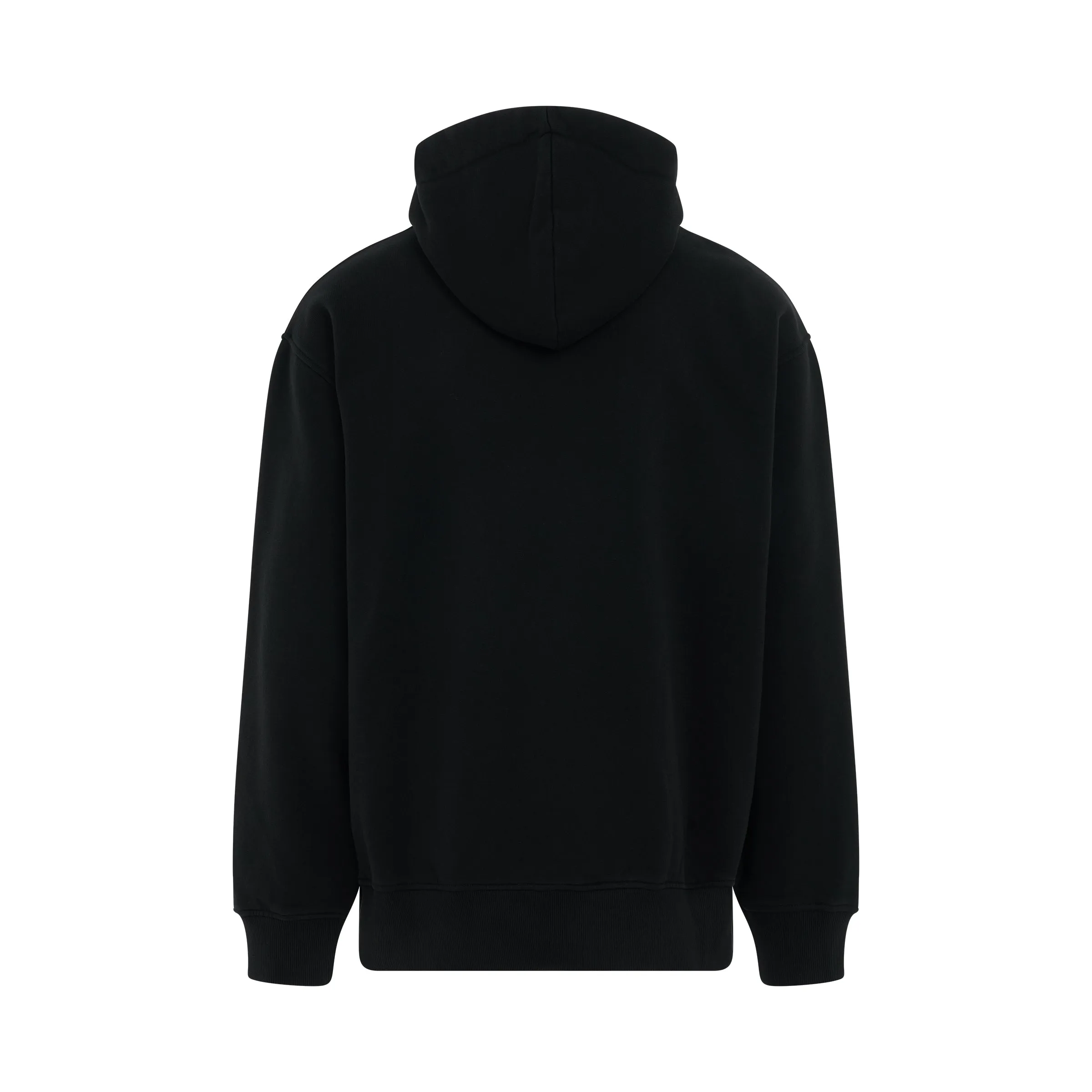 Printed Logo Treated Hoodie in Black sold by MARAIS product image thumbnail 4
