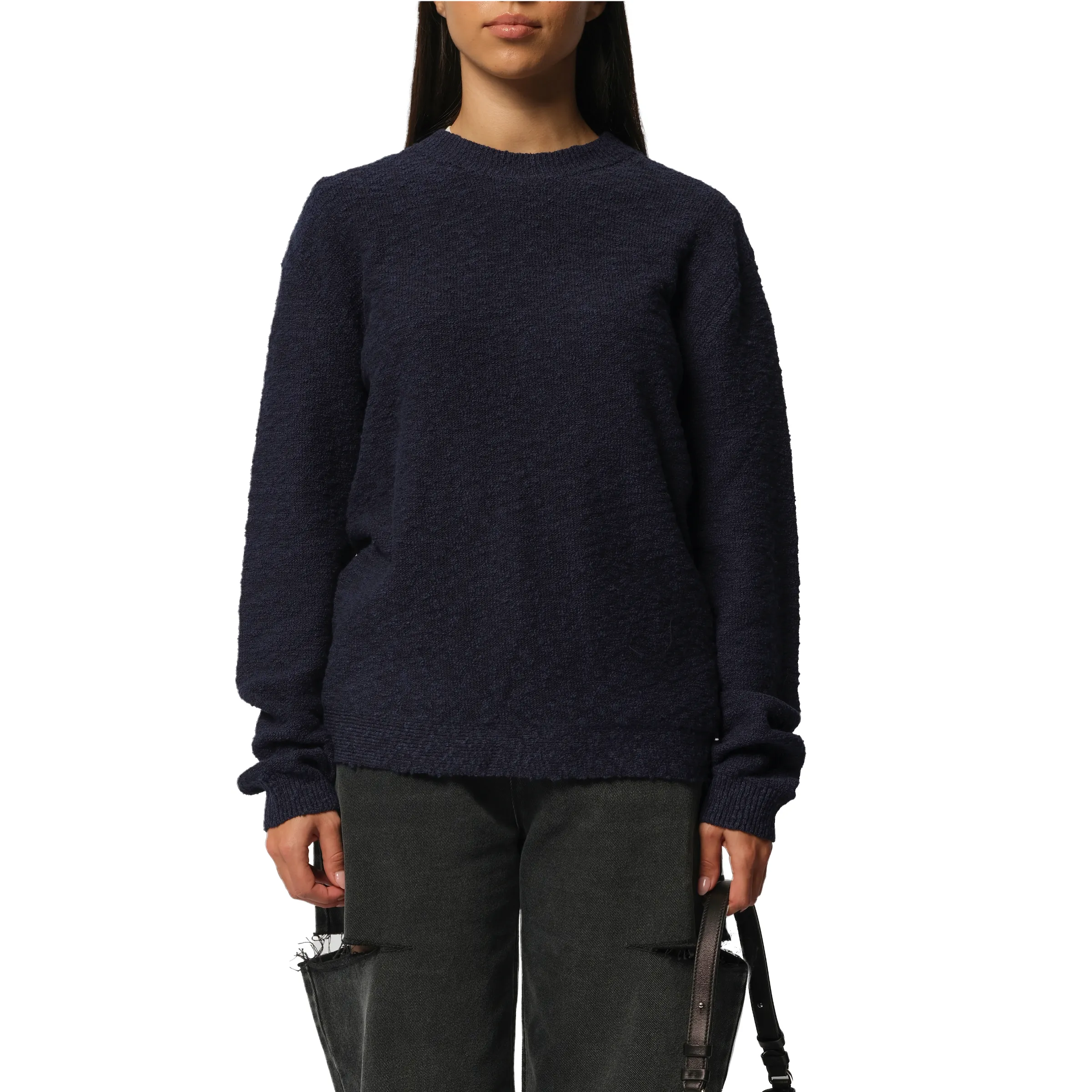 Boucle Sweater in Blue sold by MARAIS