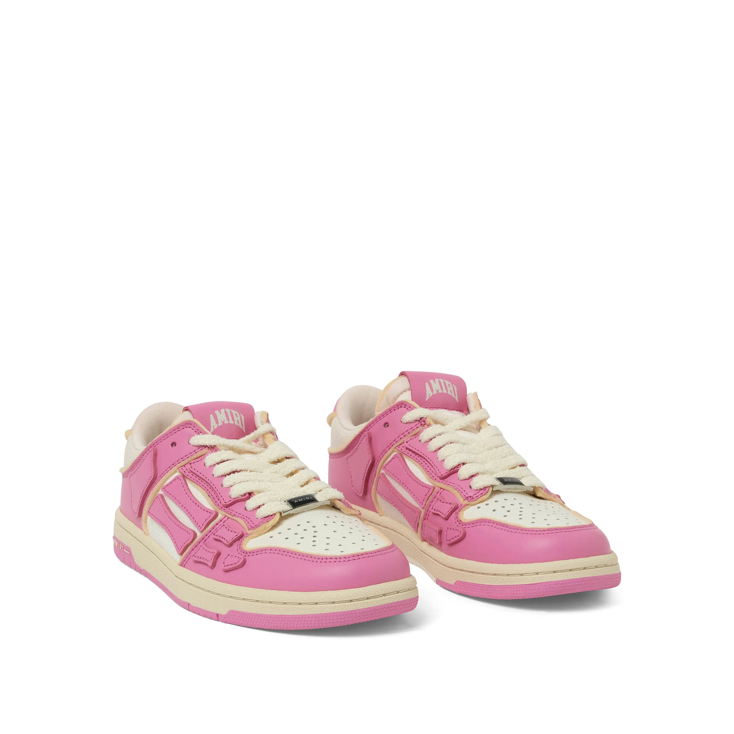 Collegiate Skeleton Sneaker in Fuchsia Pink/White sold by MARAIS product image thumbnail 2