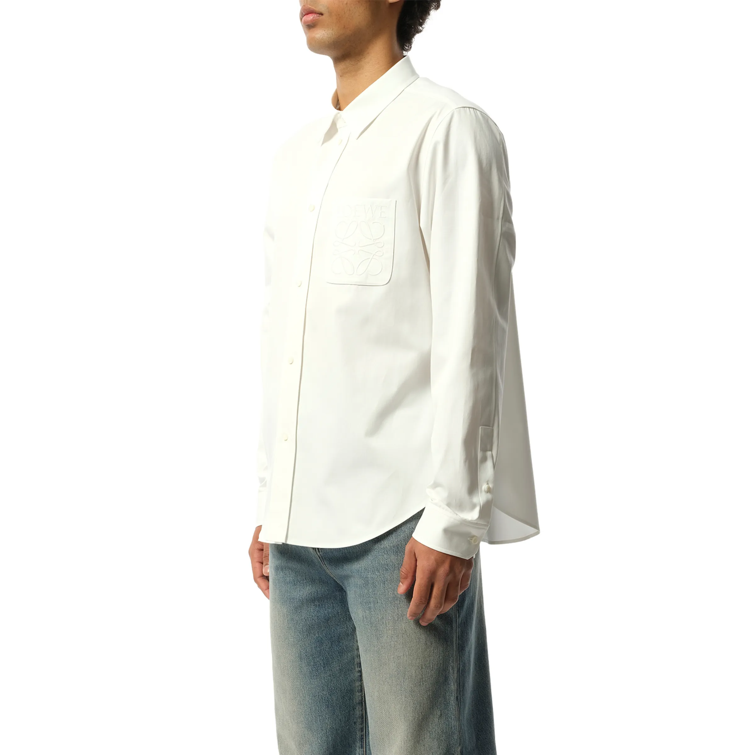 Anagram on Pocket Shirt in White sold by MARAIS product image thumbnail 5