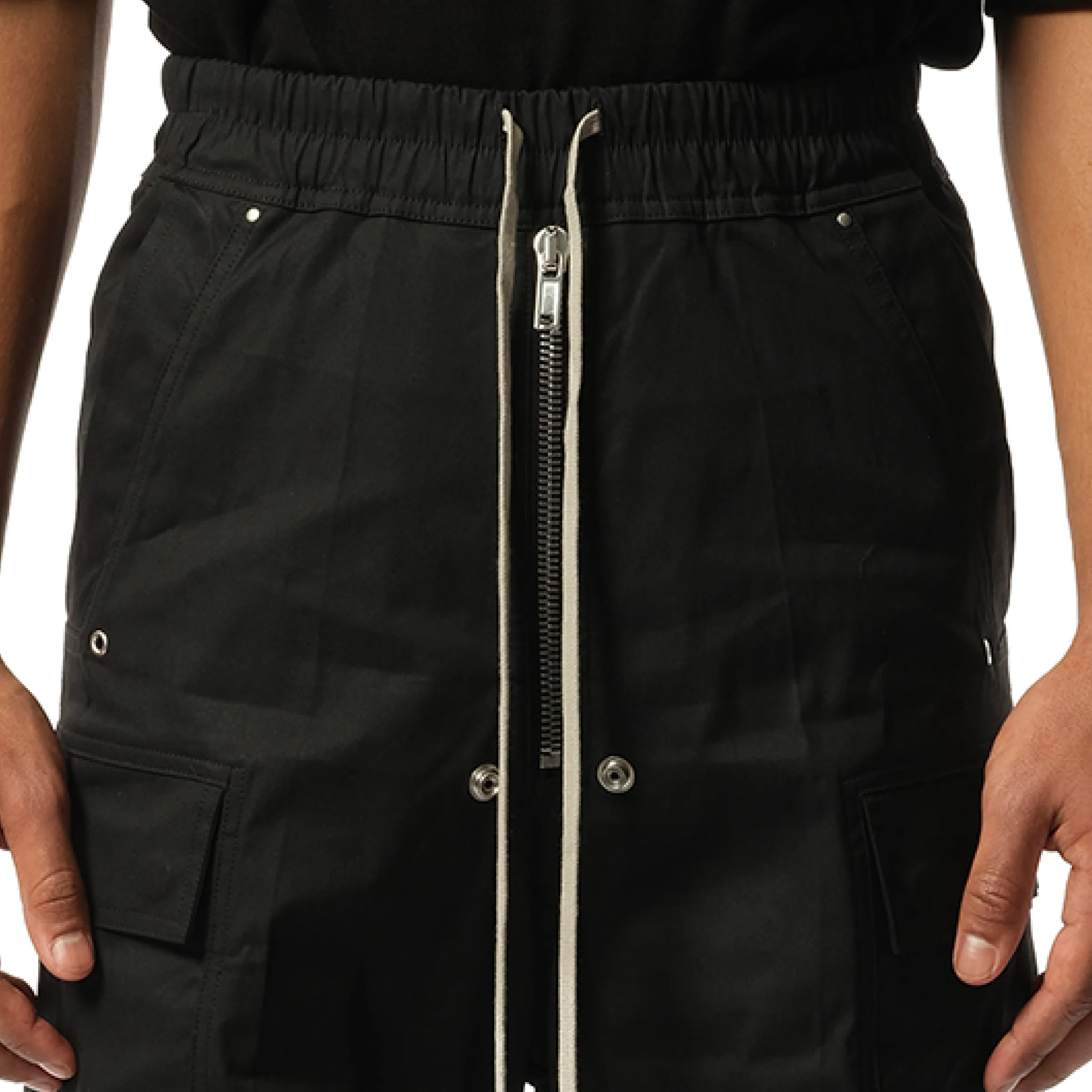 Cotton Poplin Cargobelas Pants in Black sold by MARAIS product image thumbnail 3