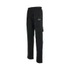Back Logo Wide Jogger Pants in Black sold by MARAIS