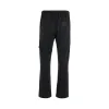Back Logo Wide Jogger Pants in Black sold by MARAIS