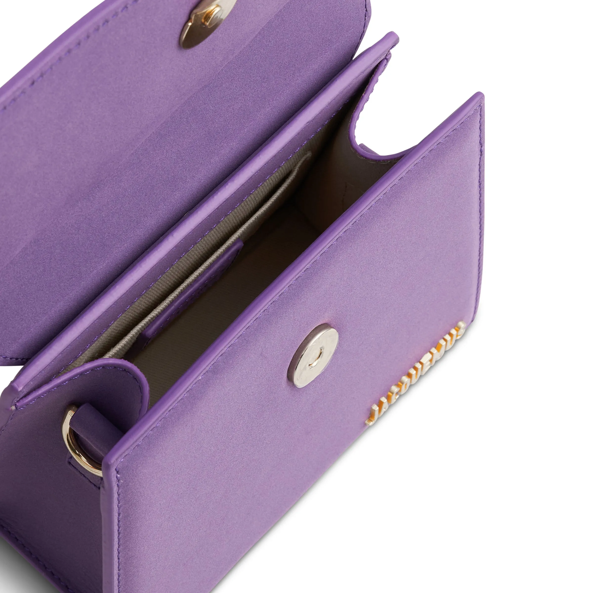 Le Chiquito Noeud Leather Bag in Purple sold by MARAIS product image thumbnail 4