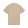 Logo Printed Crewneck T-shirt in Beige/Black sold by MARAIS