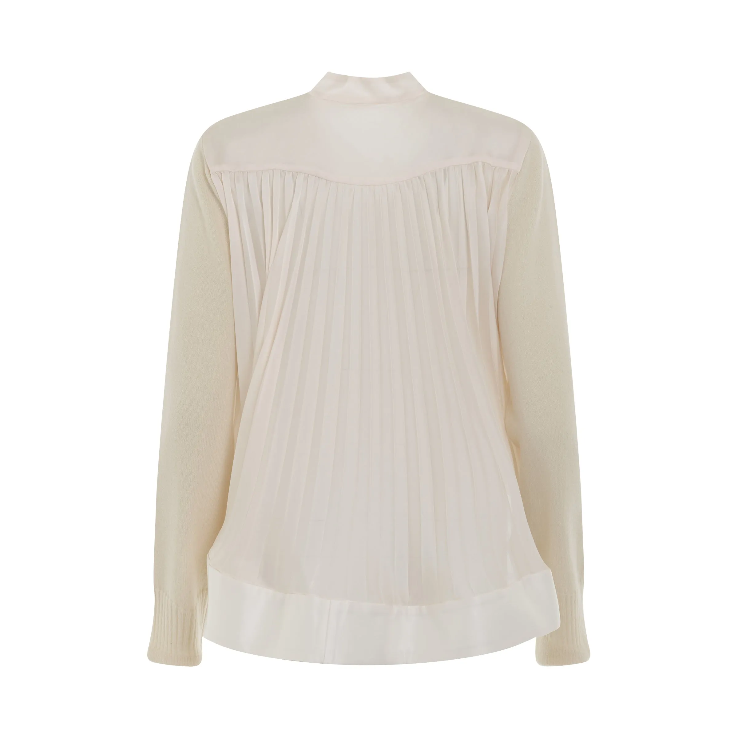 Wool Knit Cardigan in Off White sold by MARAIS product image thumbnail 4