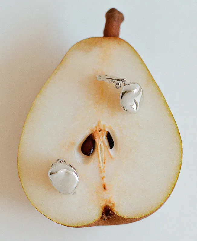 Small Gia Studs (Clip-On) made by AGMES