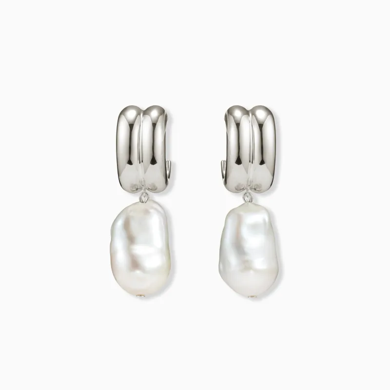 Baroque Juliette Earrings (Clip-On) made by AGMES