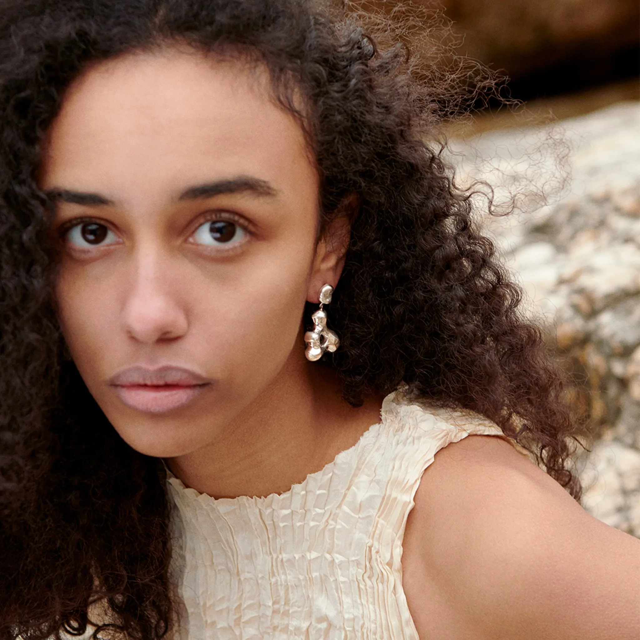 Simone Earrings sold by AGMES product image thumbnail 4