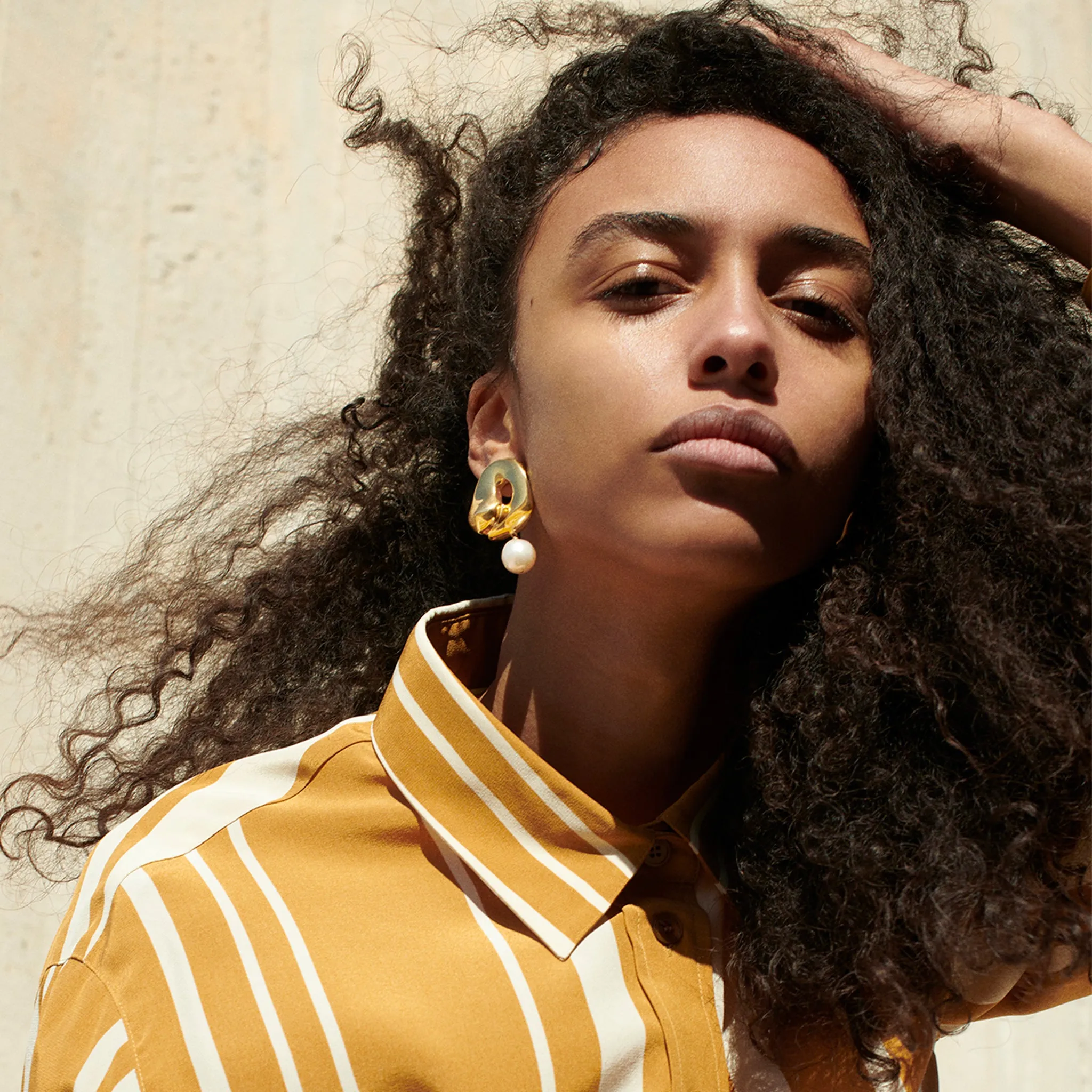 Large Sandra Earrings sold by AGMES product image thumbnail 5