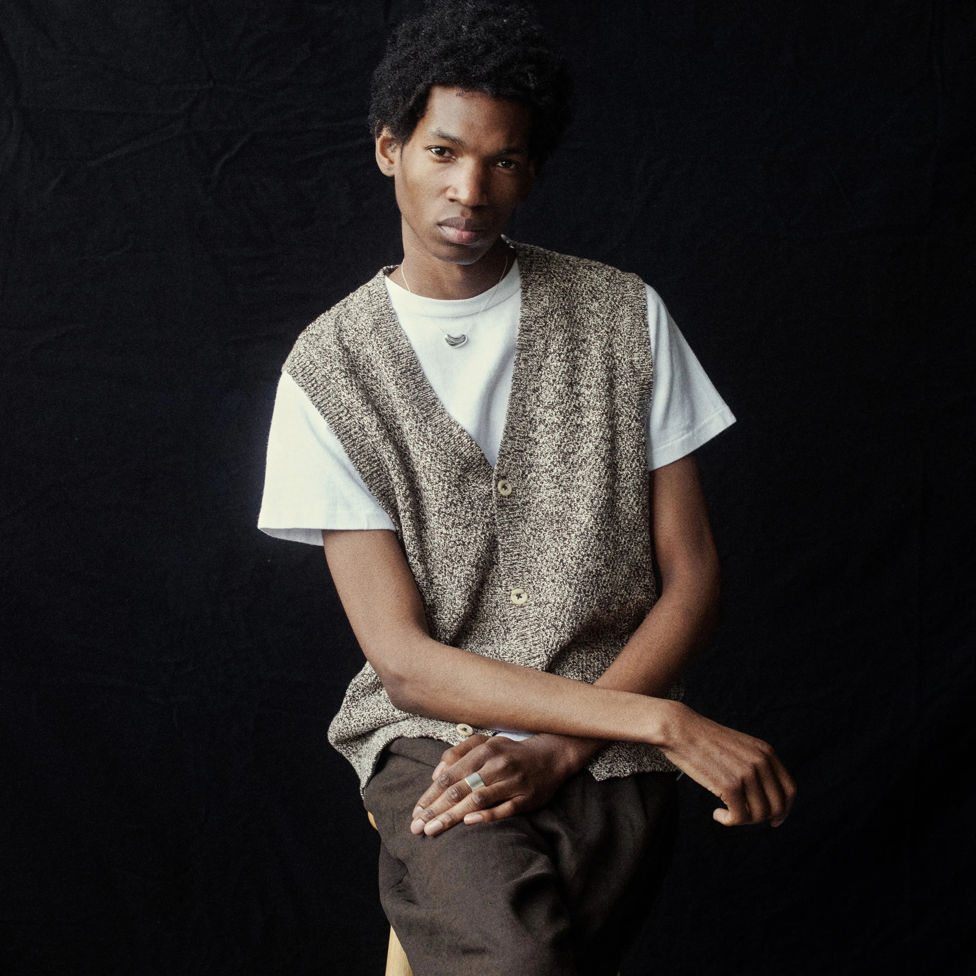 Small Sculpted Heart Pendant sold by AGMES product image thumbnail 3