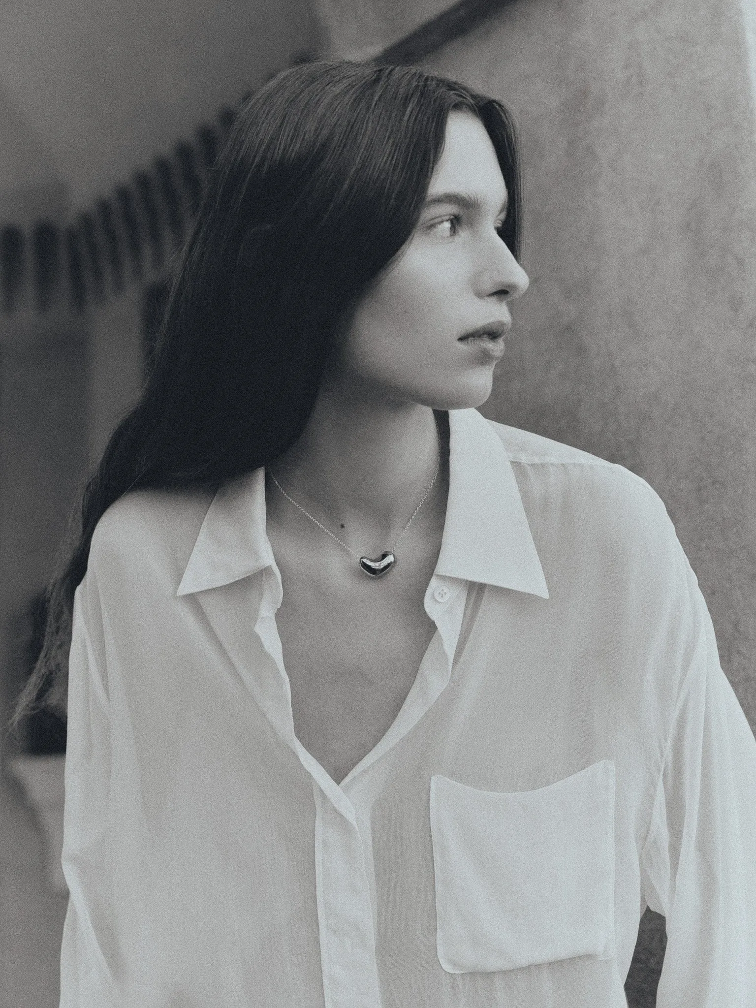 Small Sculpted Heart Pendant sold by AGMES product image thumbnail 4