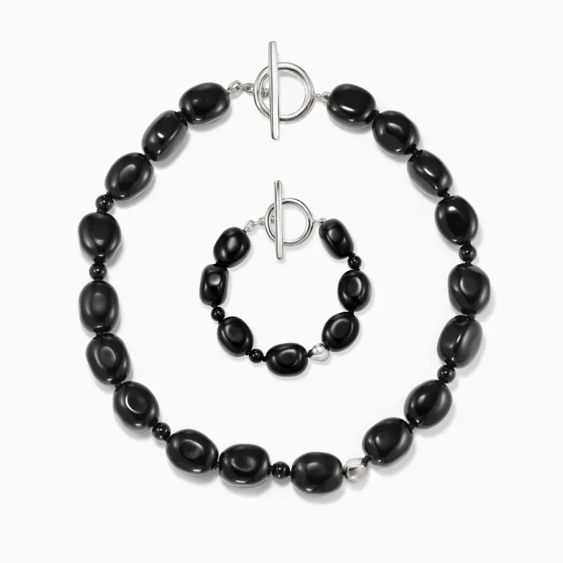 Dara Necklace + Bracelet Set made by AGMES