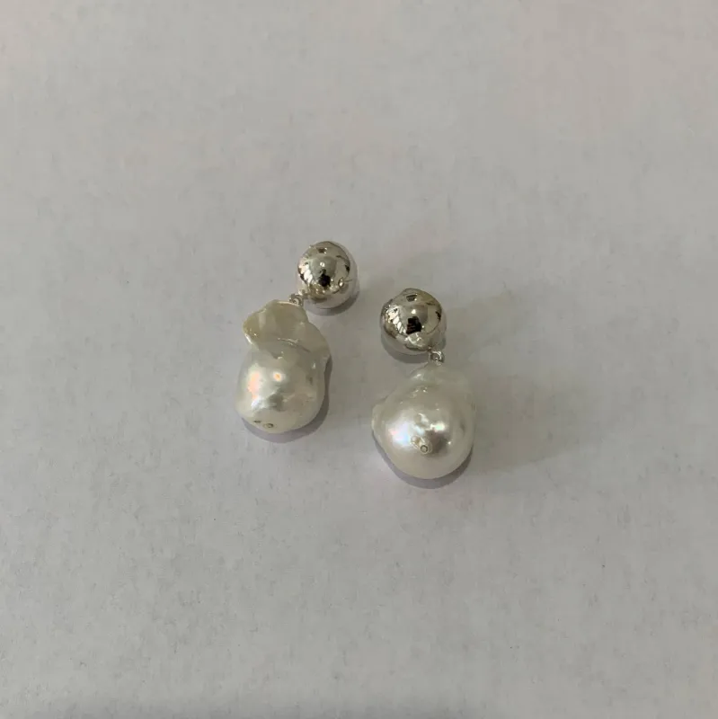 Baroque Pearl Earrings Holiday Style [Experiment] made by AGMES
