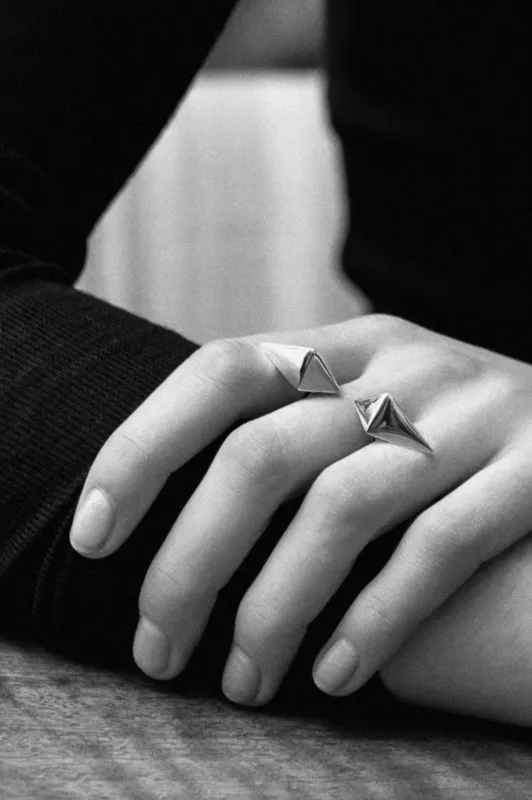 Open Pyramid Ring [Experiment] made by AGMES