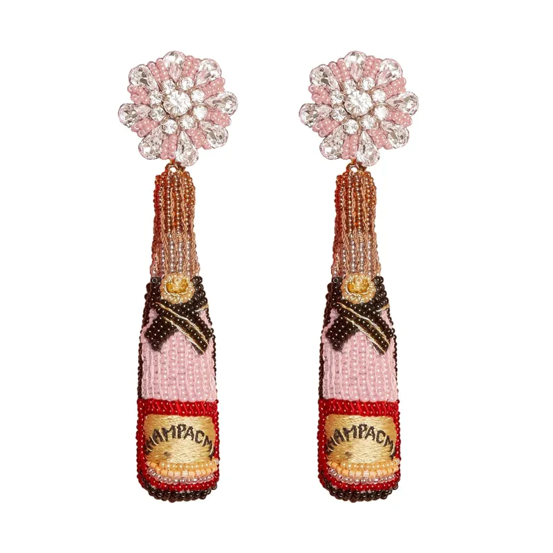 Rose Champagne Earrings sold by Mignonne Gavigan
