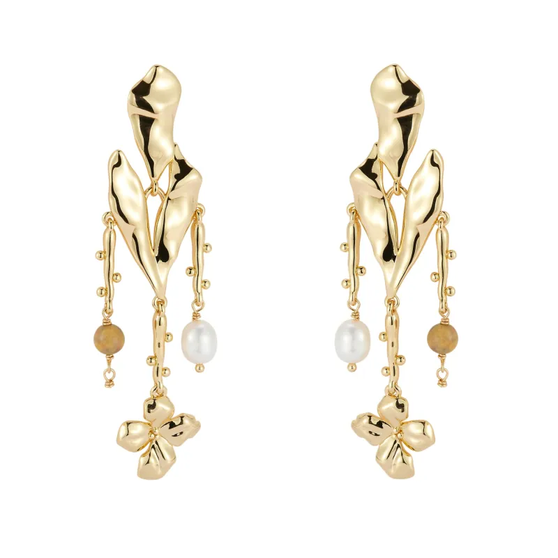 Lelani Luxe Earrings made by Mignonne Gavigan