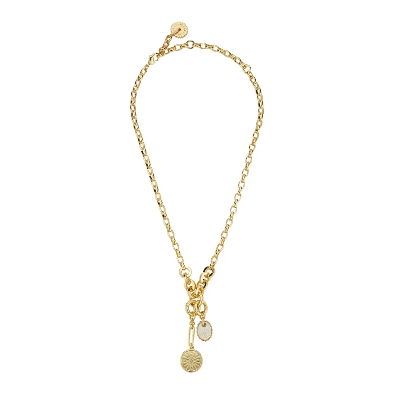 Voyager Gold Necklace sold by Mignonne Gavigan