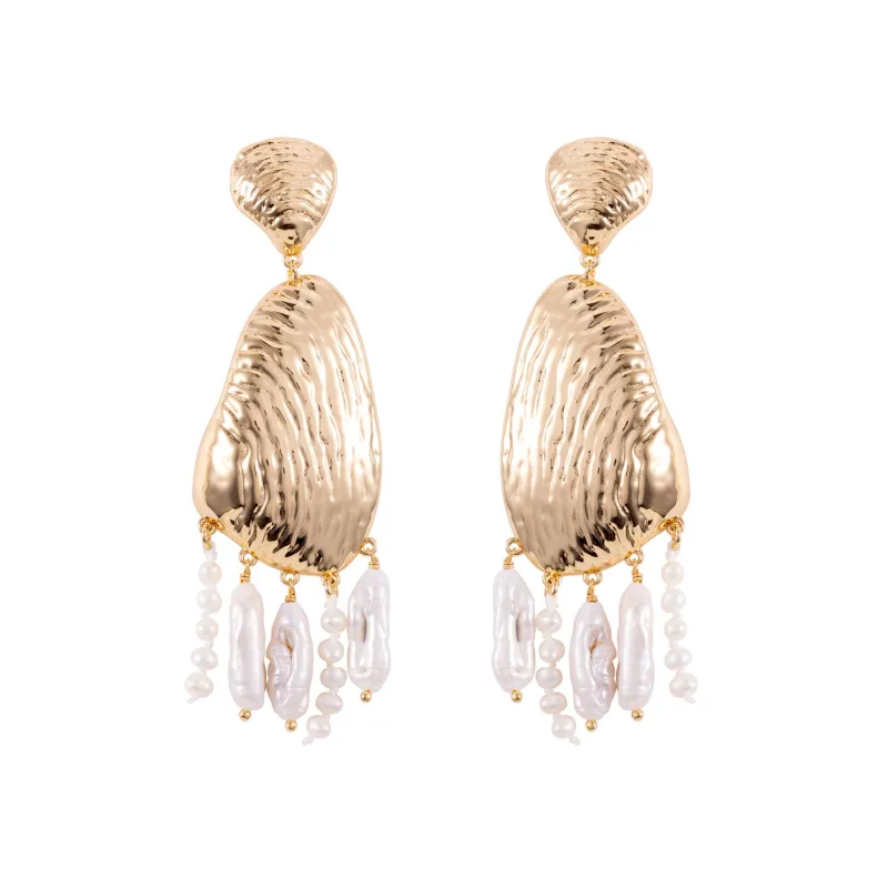 Luxe Gloria Earrings made by Mignonne Gavigan