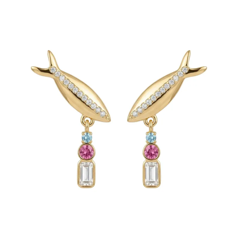 Paula Studs made by Mignonne Gavigan