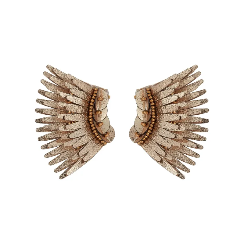 Layered Mini Madeline Earrings made by Mignonne Gavigan