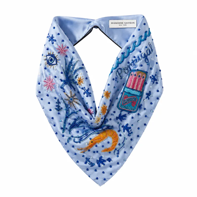 Lila Scarf Necklace made by Mignonne Gavigan