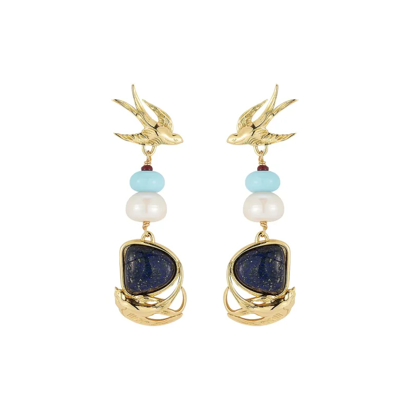 Luma Earrings made by Mignonne Gavigan
