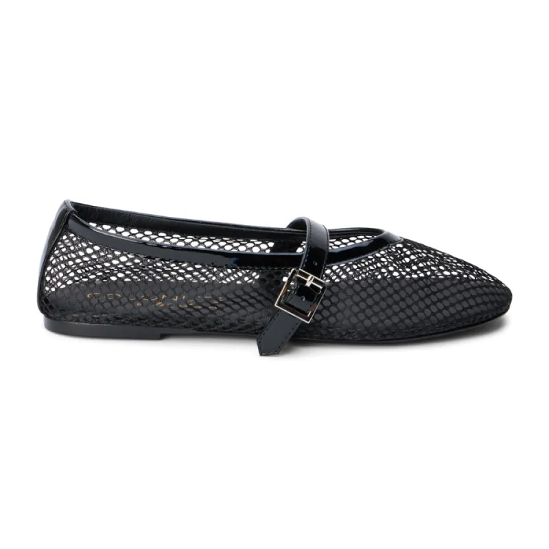 Nolita Fishnet Mary Jane Ballet Flats sold by Shoebacca