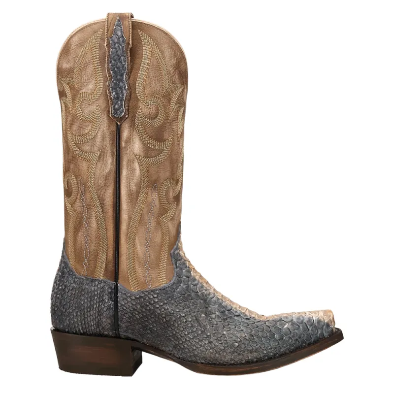 Stryker Python Snip Toe Pull On Cowboy Boots made by Shoebacca