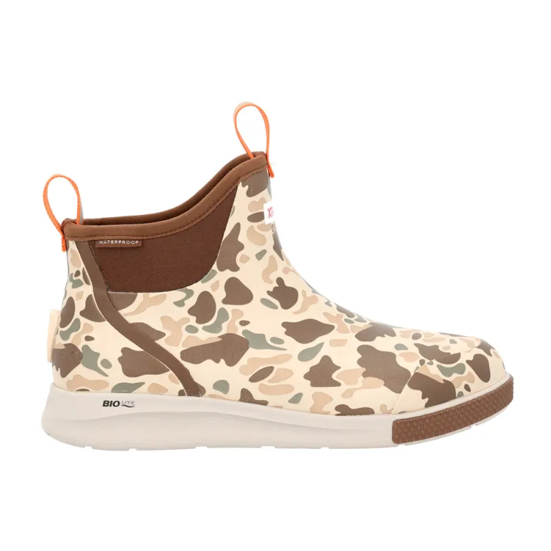 Sport Ankle Deck Camo Round Toe Pull On Rain Boots made by Shoebacca