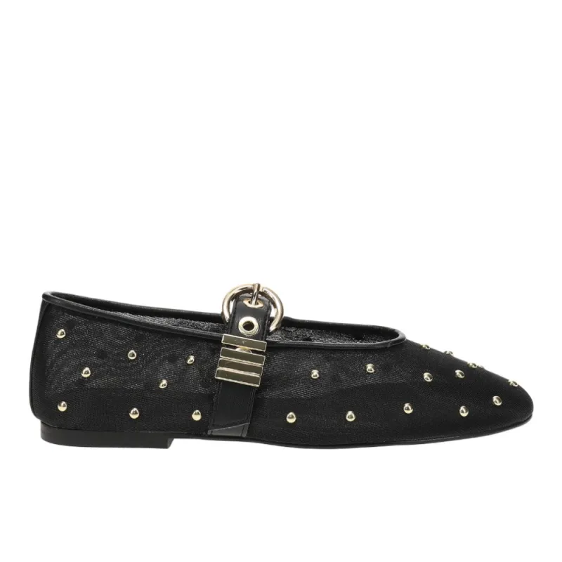 Lucia Stud Mary Jane Mesh Ballet Flats sold by Shoebacca